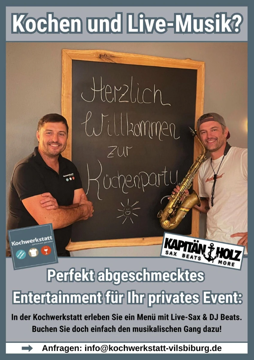Kochen und Live-Musik?